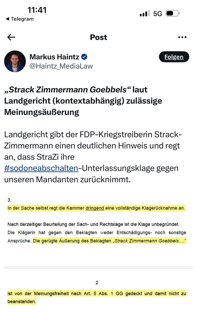 Jo Jumpertz (@toleranznaklar) on Twitter photo So ist er nunmal, der beste Winkeladvocat aller Zeiten. <a href="/Haintz_MediaLaw/">Markus Haintz</a> Das als juristischen Erfolg zu feiern, wäre allen anderen Anwälten keine Zeile wert. Denn das die Klage keinen Erfolg haben würde, weiß jeder Laie… So ist er nunmal, der beste Winkeladvocat aller Zeiten. <a href="/Haintz_MediaLaw/">Markus Haintz</a> Das als juristischen Erfolg zu feiern, wäre allen anderen Anwälten keine Zeile wert. Denn das die Klage keinen Erfolg haben würde, weiß jeder Laie…