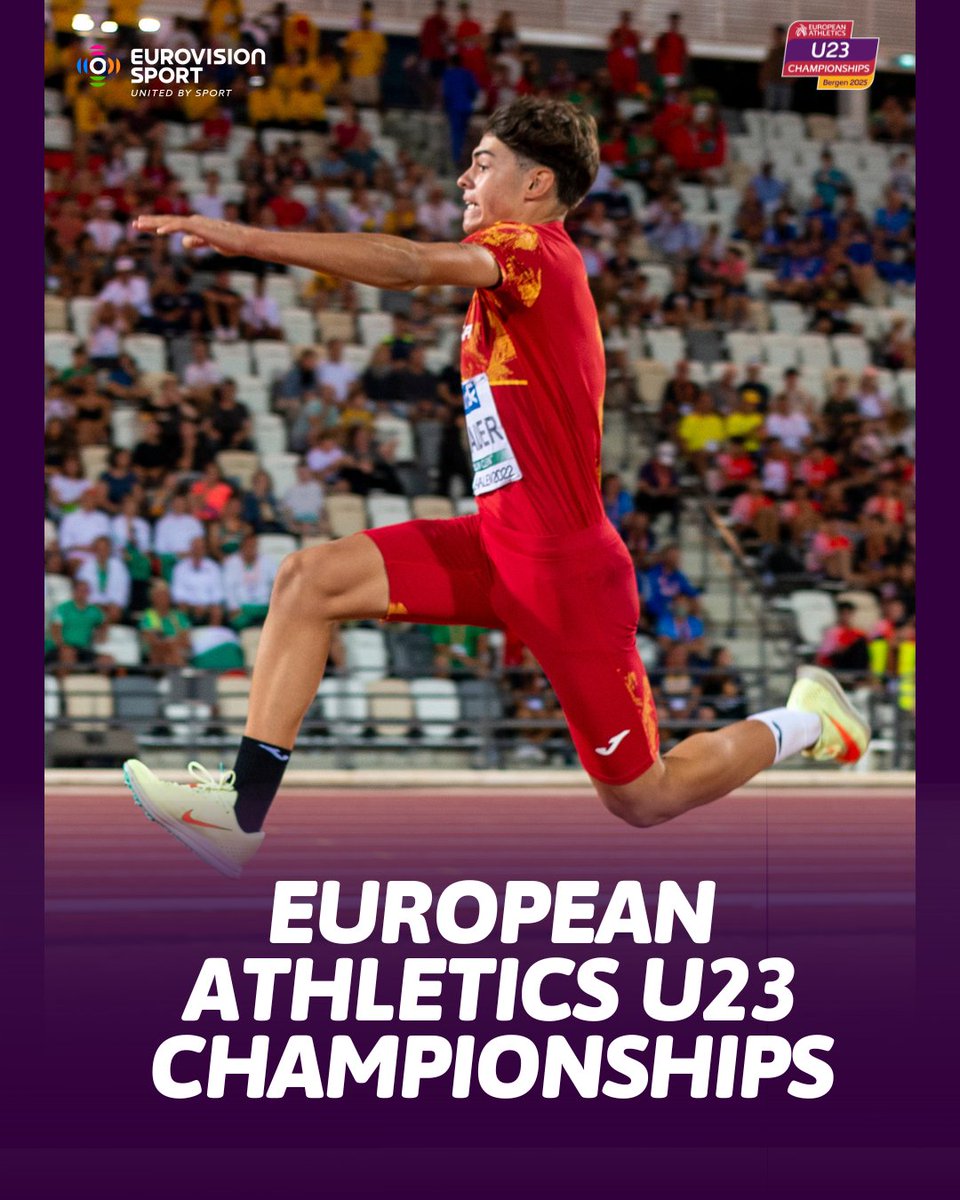 Leaping into Bergen 🇳🇴

Don't miss a second of the European Athletics U23 Championships absolutely FREE on Eurovision Sport 🏃
