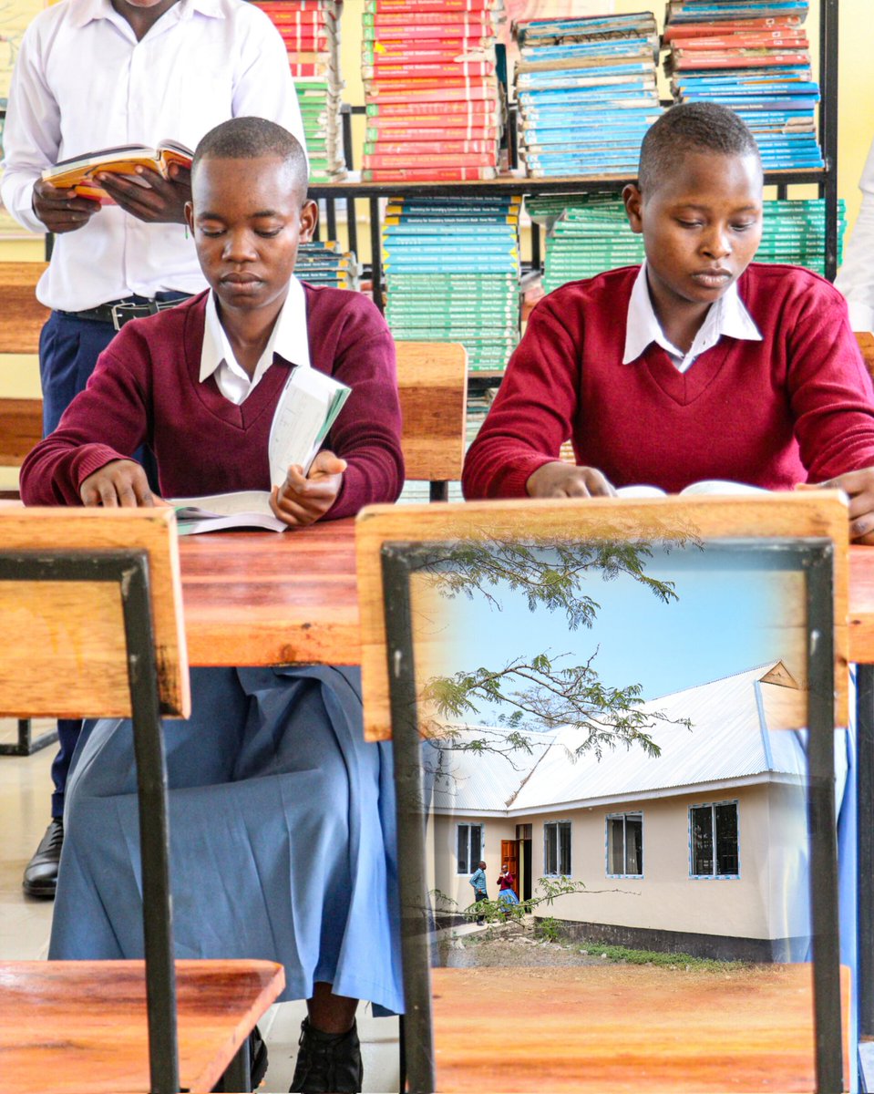 BariadiDC's tweet image. 📚 FURAHA YA KUSOMA
Maktaba ya kisasa yang’ara Shule ya Sekondari Nkololo, Bariadi DC – Simiyu.
Tabasamu la kila mwanafunzi linasimulia hadithi ya matumaini mapya
Kupitia ufadhili wa OPEC Fund chini ya #TASAF, Tsh milioni 92.4 zilitumika kujenga maktaba hii.

#MaktabaYaNdoto