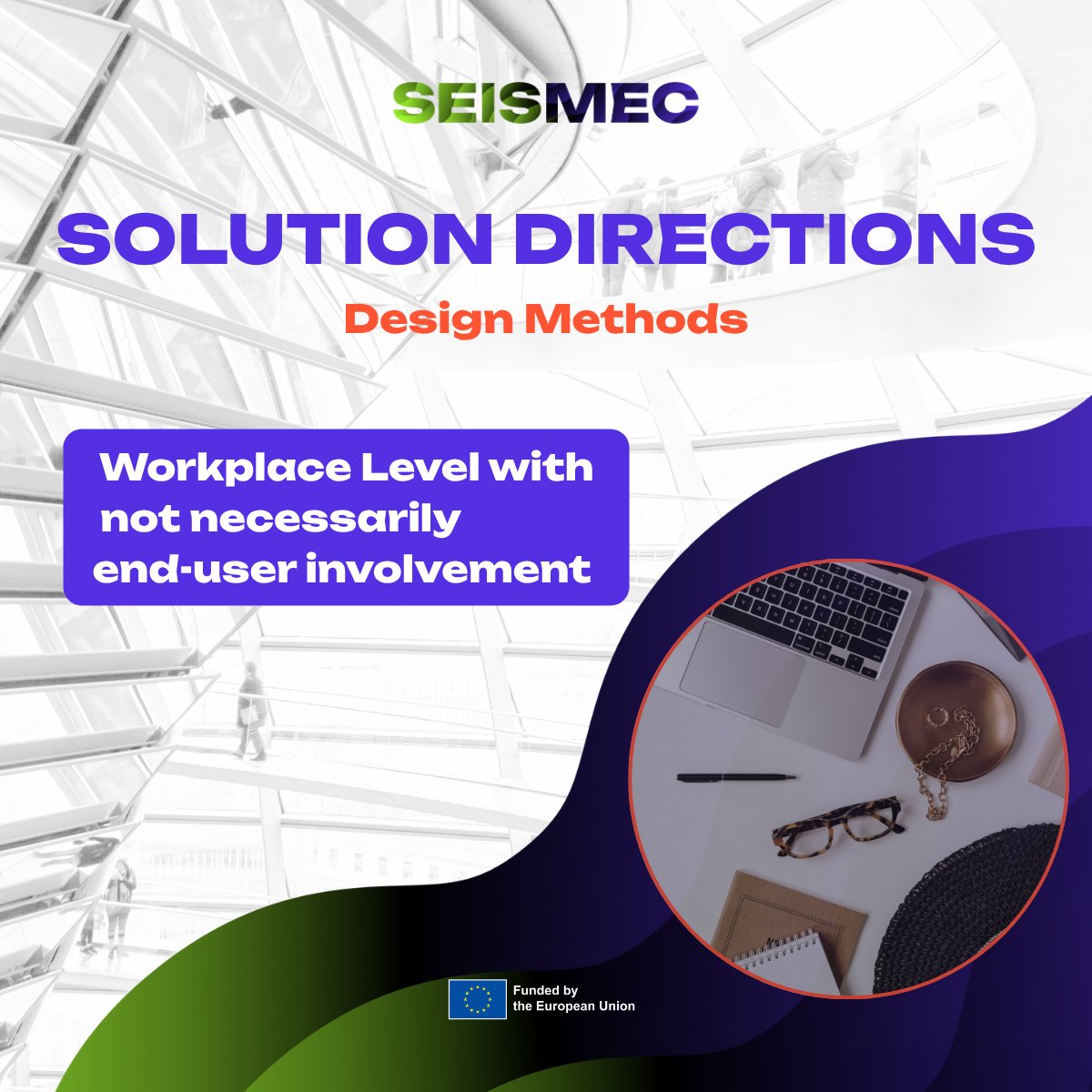 Today, we conclude the Design Methods with the “Workplace level not necessarily with end user involvement” method including:
🔺Design thinking
🔺Customer Journey
🔺Human-centric interface
🔺Co-active design
🔺Personas
🔺Inclusive design
🔺Universal design
seismec.eu/solution-direc…