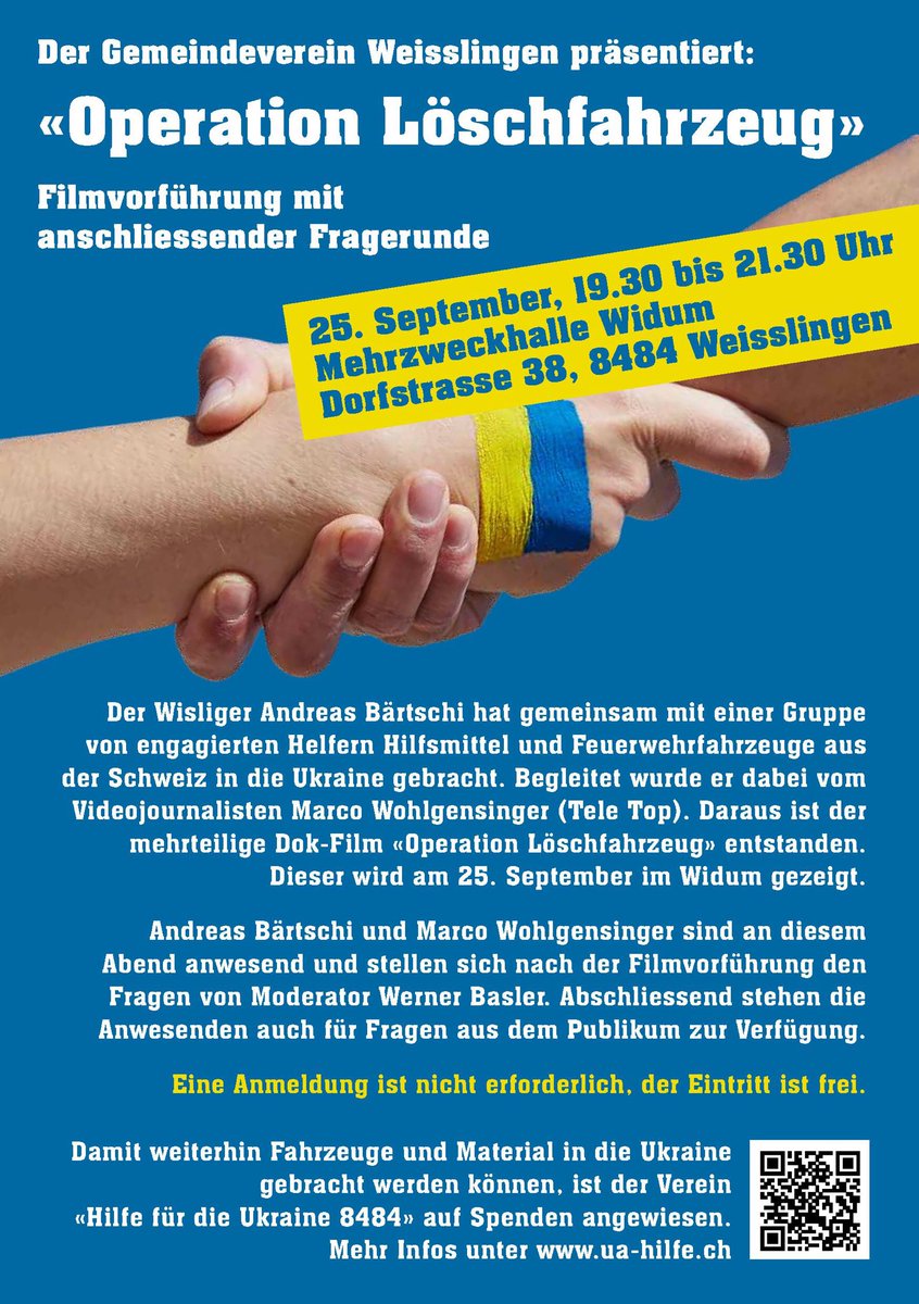 Sehr zu empfehlen 😀🚒🇨🇭🇺🇦👋👍
