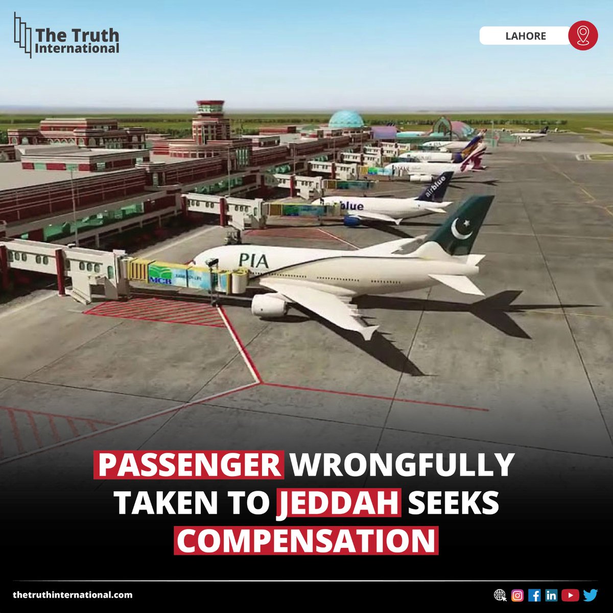 ttimagazine's tweet image. Passenger Wrongfully taken to Jeddah seeks compensation

For Detail
thetruthinternational.com/latest-updates…

#passenger #wrongfully #taken #jeddah #seeks #compensation #tti