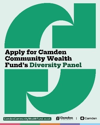 ❓Are you 18 or over? 📷Do you want to help us decide how we invest £2million in local businesses run by a diverse group of people?  Apply to join Camden Community Wealth Fund’s Diversity Panel today 📷 🥳