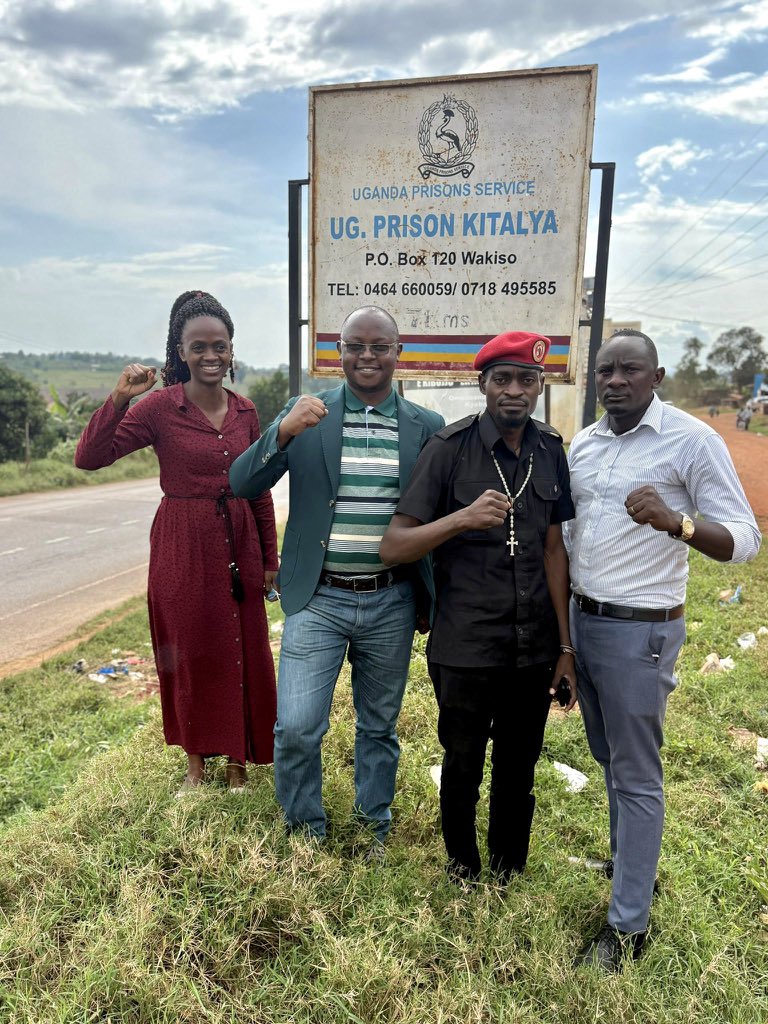 SuspectNup's tweet image. Two days ago I and a group of comrades from @NUP_Ug went to check on our comrades in Kitalya prison Machete ,Kintu Abdallah among others  
It’s five years of detention without any case 
Comrades are still strong ✊🏻just like before and they are much hopeful for the 2026 elections