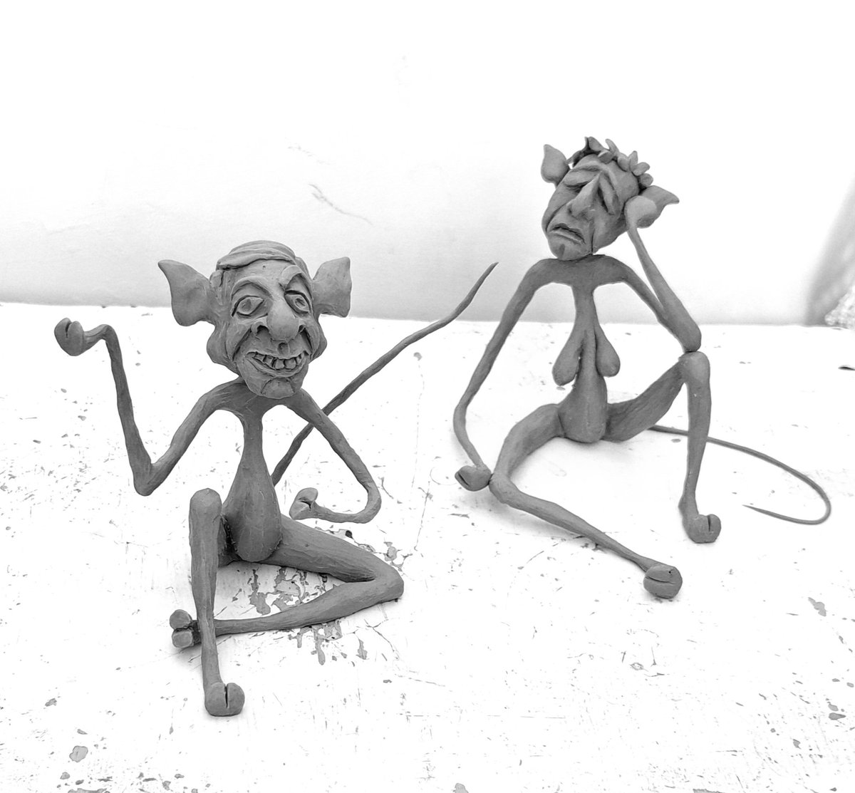 Nahid_andherart's tweet image. Hello everyone😍
"The Demon of War and His mom"
My first figurative art on objkt...♥️✨️
Material: Sculpting dough
🧾2/2 ED
💳10 $XTZ
objkt.com/tokens/KT1RiKJ…
#physicalartist #NFTCommmunity