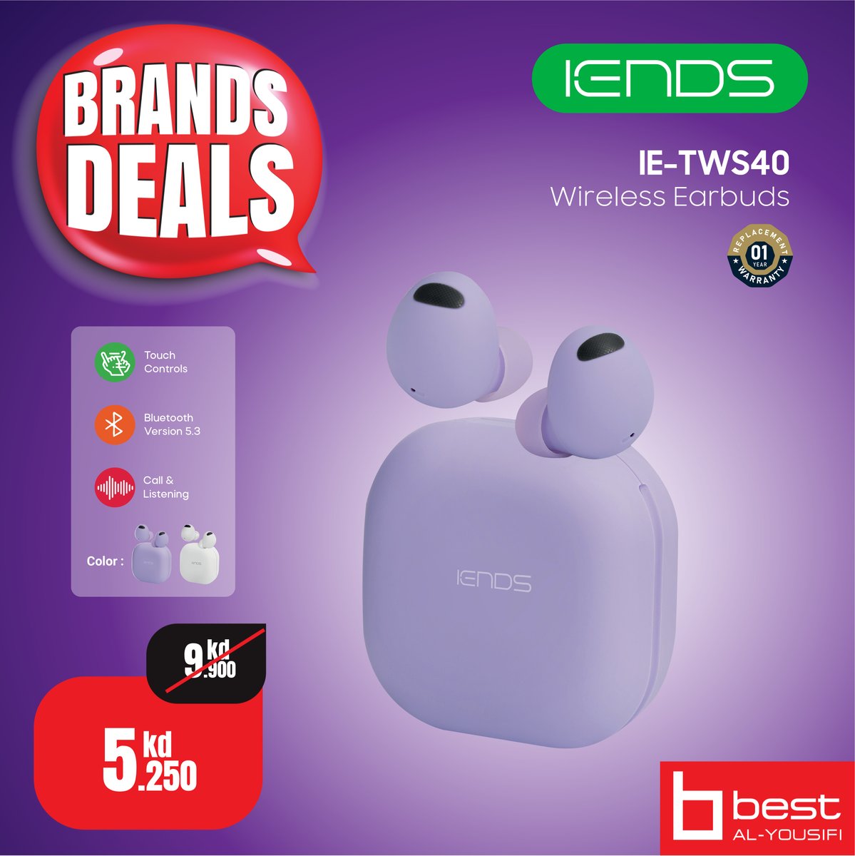 BestAlYousifi's tweet image. طوّر تجربتك مع ملحقات Trands الأصلية! 🔥
سماعات لاسلكية أنيقة، حامل مكتبي عملي، وسماعات Iends – كل ما تحتاجه بأسعار لا تُنافس! لا تفوّت العروض! 🎧📱💥

متوفر في المعارض

#Bestalyousifi #Trands #MobileAccessories