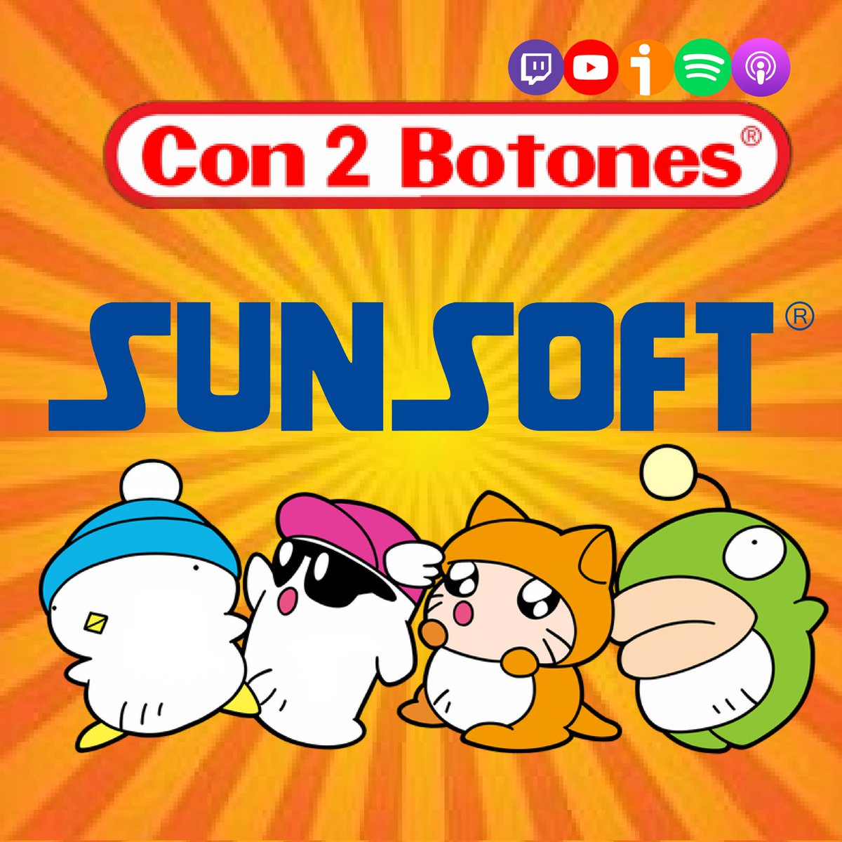 Con2botones's tweet image. ‼️Nuevo Radio Podcast‼️

5x41 - SUNSOFT - La Magia llega a Tu NES

🔸Colaboran:
@CargadescargaOn
@donpinpon

🟧Ivoox
go.ivoox.com/rf/153093442

🟥 YouTube 
youtu.be/2wIDESqAXO8?si…