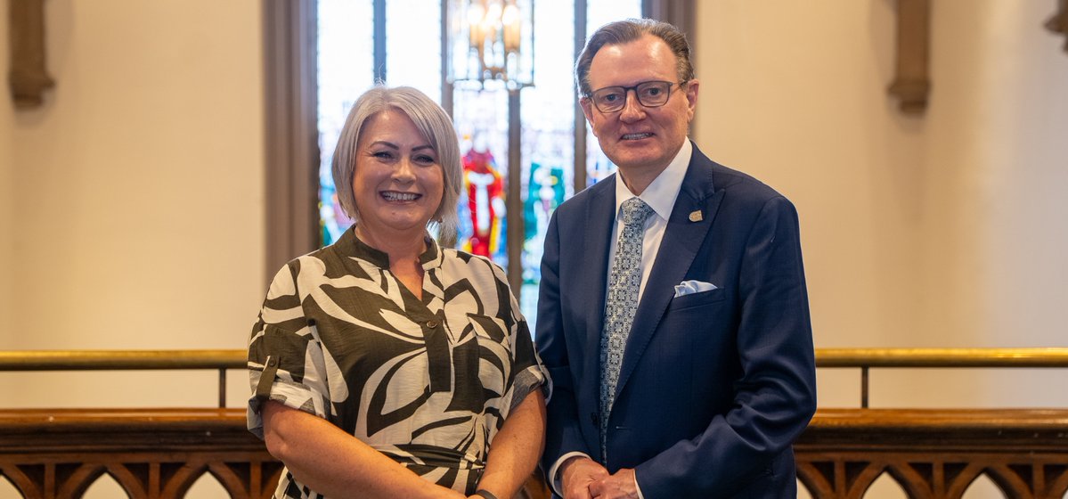 QUBstaff's tweet image. ICYMI:
Gillian Riddell, Technician Commitment Manager @QUBelfast, has been awarded the prestigious Papin Medal @uk_itss, recognising her outstanding leadership and commitment to the technical community in higher education.
👉 Read more: qub.ac.uk/sites/StaffGat…
#LoveQUBstaff