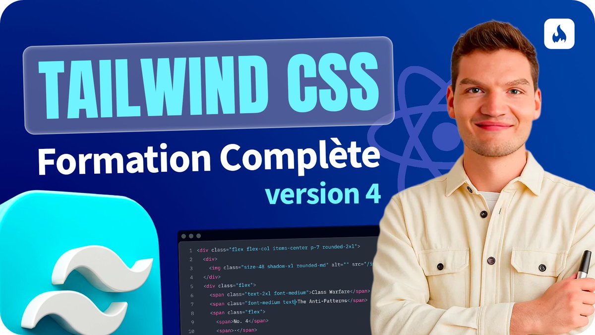 Apprendre Tailwind CSS 4 gratuitement sur YouTube ?

C'est disponible dès maintenant ! ⚡️

👉 Tape juste "Tailwind CSS Believemy" sur YouTube

Partage pour la force ❤️