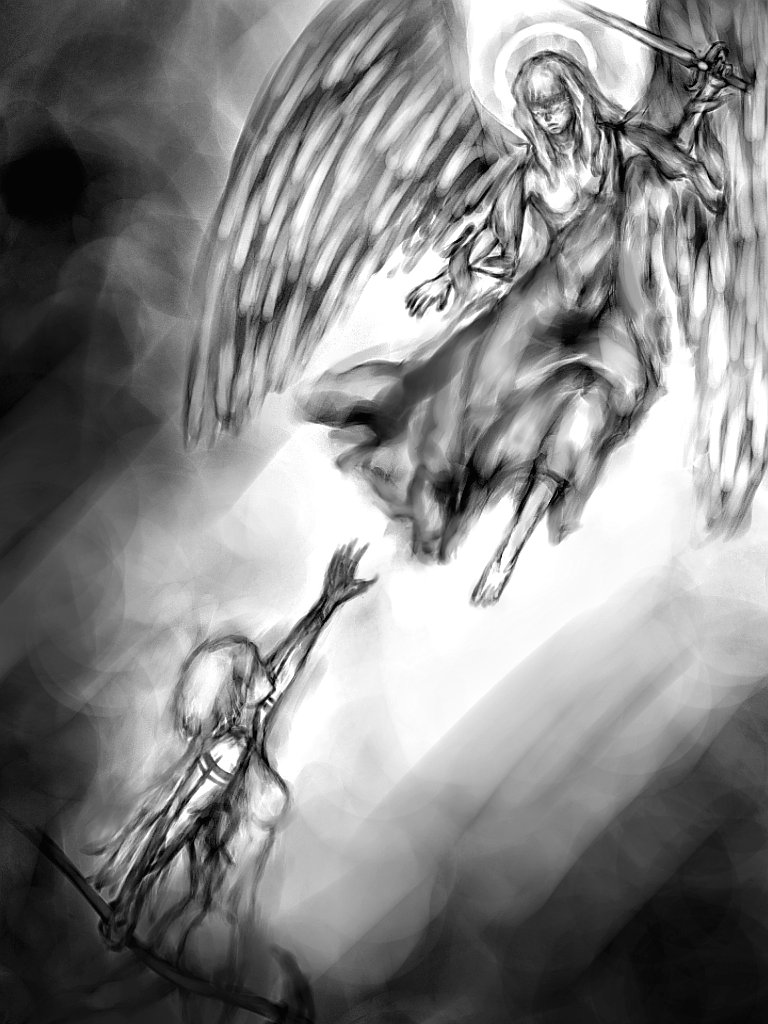 hawktuathaq's tweet image. Rush art of columbina and arlecchino 
#GenshinImpact