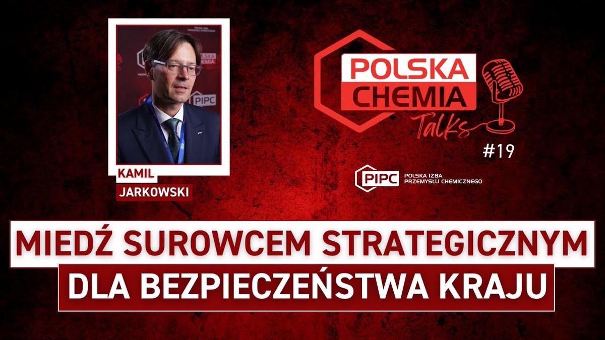 KGHM_SA's tweet image. Jakie znaczenie ma #miedź w kontekście zapewnienia bezpieczeństwa polskiej gospodarki ⁉️

Kamil Jarkowski, Dyrektor Naczelny ds. Handlu i Logistyki KGHM w krótkim wywiadzie dla @PolskaChemia poruszył m. in. kwestie: 
🔸 roli miedzi w budowaniu odporności i suwerenności…
