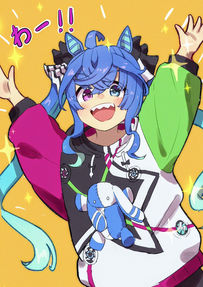 capo1_1's tweet image. ＃ウマ娘 ＃umamusume
＃ツインターボ
わーい！
