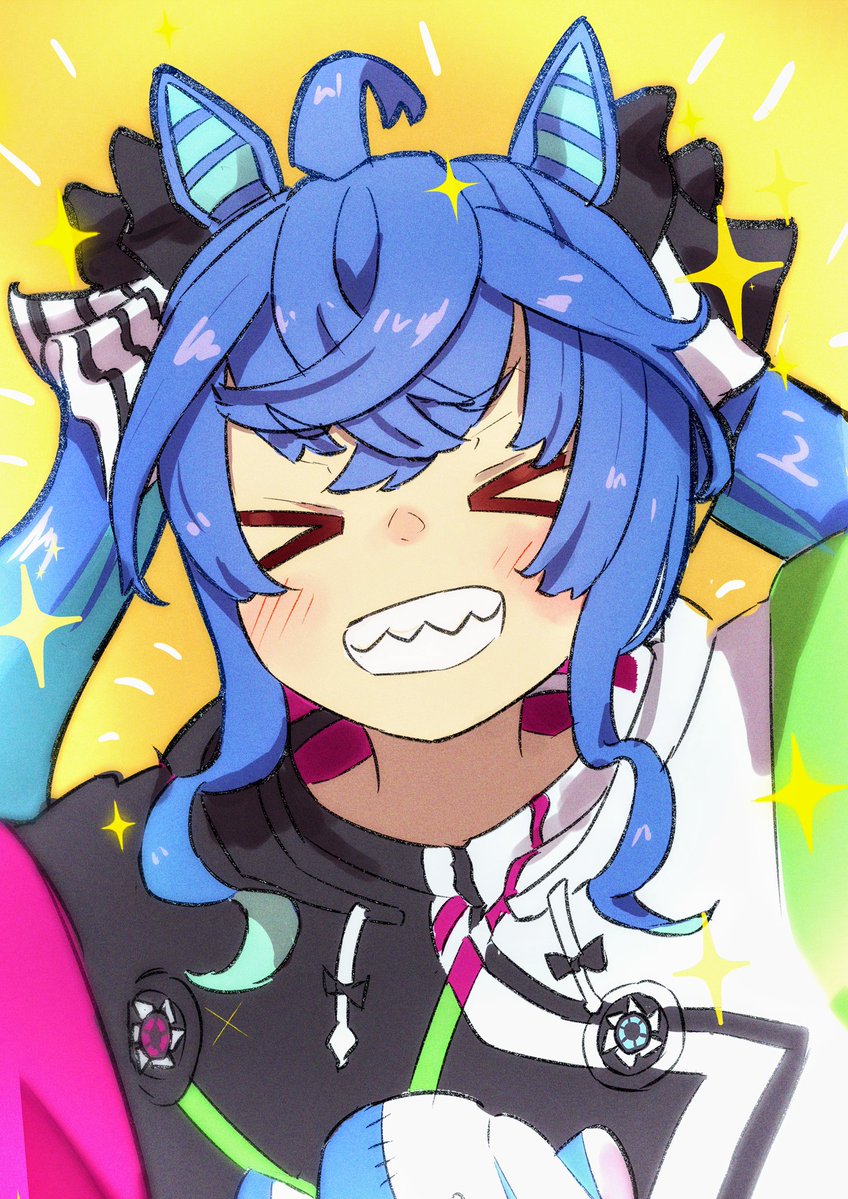capo1_1's tweet image. ＃ウマ娘 ＃umamusume
＃ツインターボ
わーい！