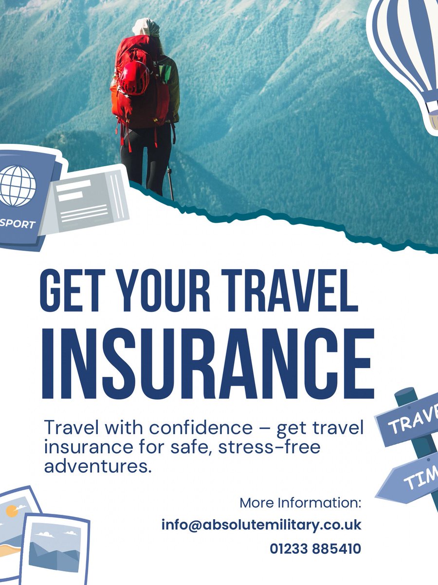 Whether you're on duty or off exploring the world, we have you covered. Our specialist travel insurance is designed with the military community in mind offering comprehensive protection, peace of mind, and flexible cover for all kinds of trips.
absolutemilitary.co.uk