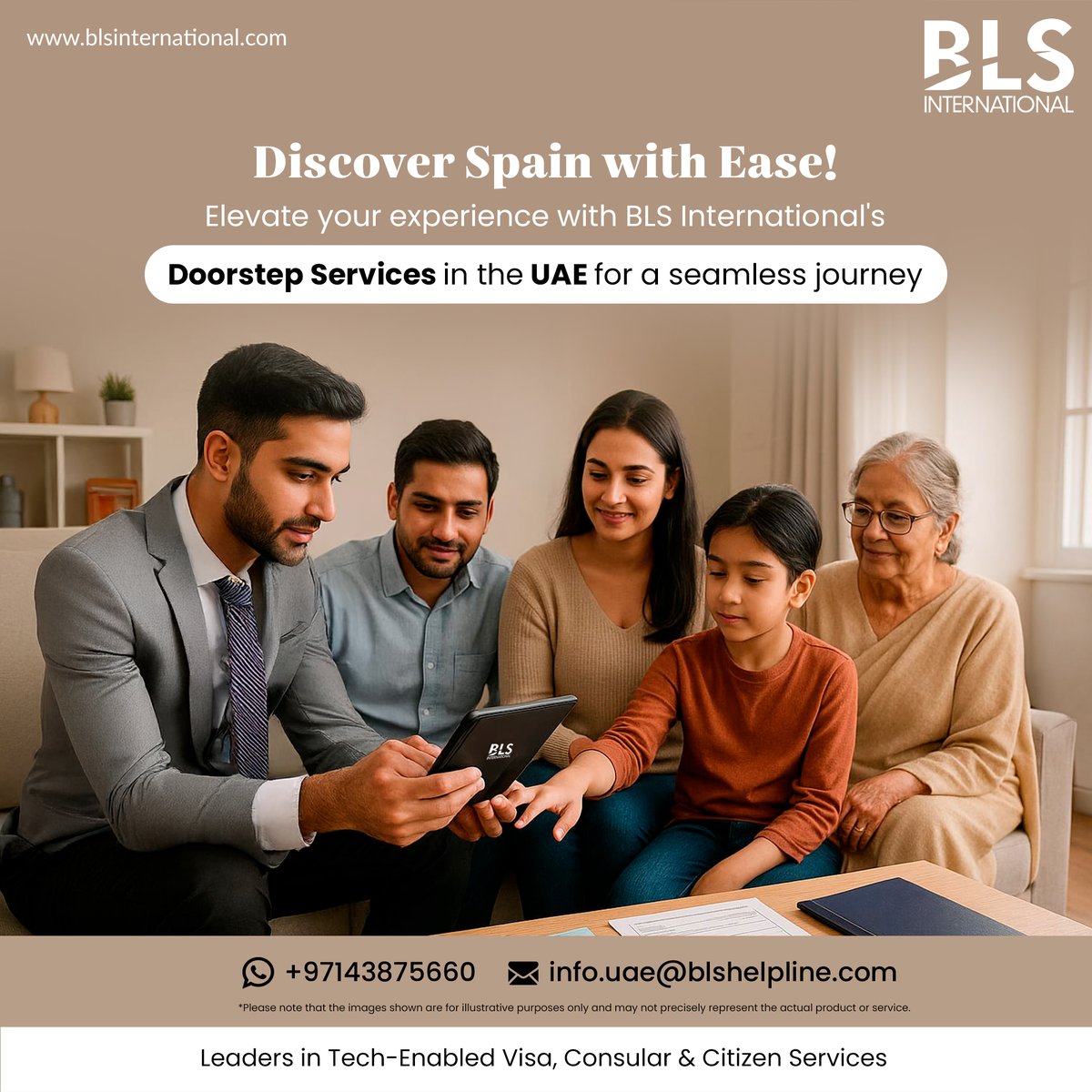 BLSintServices's tweet image. Embark on a Seamless Journey to Spain!
Enhance your experience with our Doorstep Services in the UAE!
Opt for our doorstep services, offering unparalleled convenience right at your doorstep. From document collection to application submission, we ensure a stress-free and…