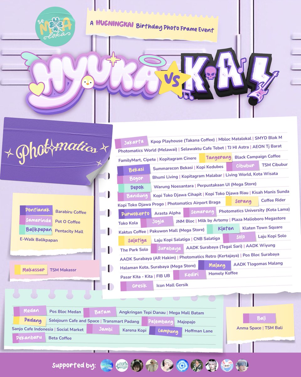 Icaay (・´ω`・) (@penguincentil) on Twitter photo #HUENINGKAI BIRTHDAY PHOTO FRAME EVENT 🐧🇮🇩
by <a href="/penguincentil/">Icaay ꒰ა☆໒꒱</a> x <a href="/seMOAloka/">seMOA Loka🍀</a>
HYUKA 😇 💜
vs
KAI 😠🖤
📍<a href="/photomaticsid/">Si paling narsis</a>
📅 1 - 14 August 2025
#HYUKAvsKAI #혁아브스카이 #HUENINGKAI BIRTHDAY PHOTO FRAME EVENT 🐧🇮🇩
by <a href="/penguincentil/">Icaay ꒰ა☆໒꒱</a> x <a href="/seMOAloka/">seMOA Loka🍀</a>
HYUKA 😇 💜
vs
KAI 😠🖤
📍<a href="/photomaticsid/">Si paling narsis</a>
📅 1 - 14 August 2025
#HYUKAvsKAI #혁아브스카이