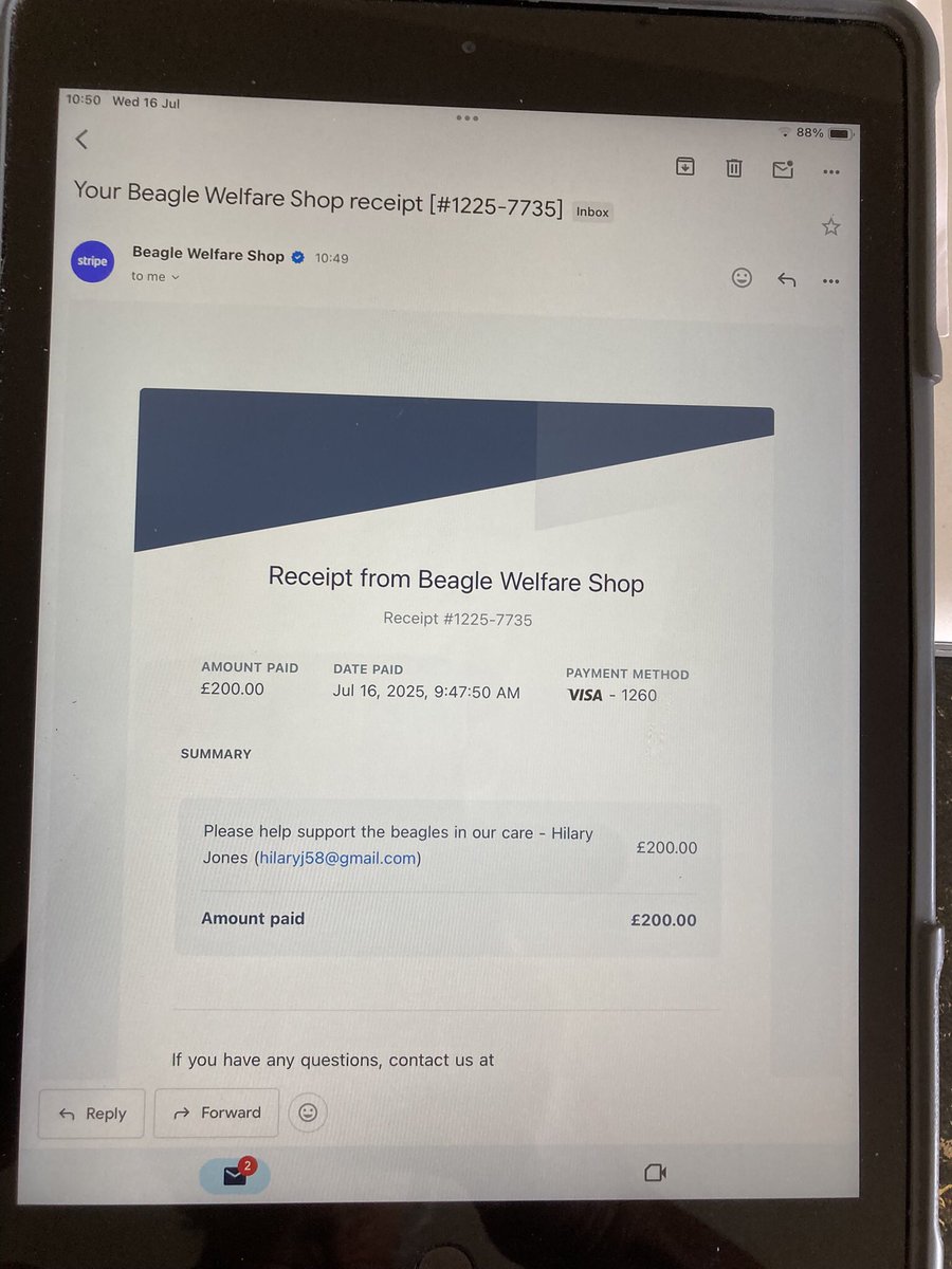 On behalf of #Twitterpack and #BeaglebugClub we have donated £200 to <a href="/BeagleWelfare/">Beagle Welfare</a> in memory of our beloved pal <a href="/CurfewBeagle/">𝘼𝙣𝙜𝙚𝙡 𝘾𝙪𝙧𝙛𝙚𝙬®️</a> from Thailand.
#YNWA