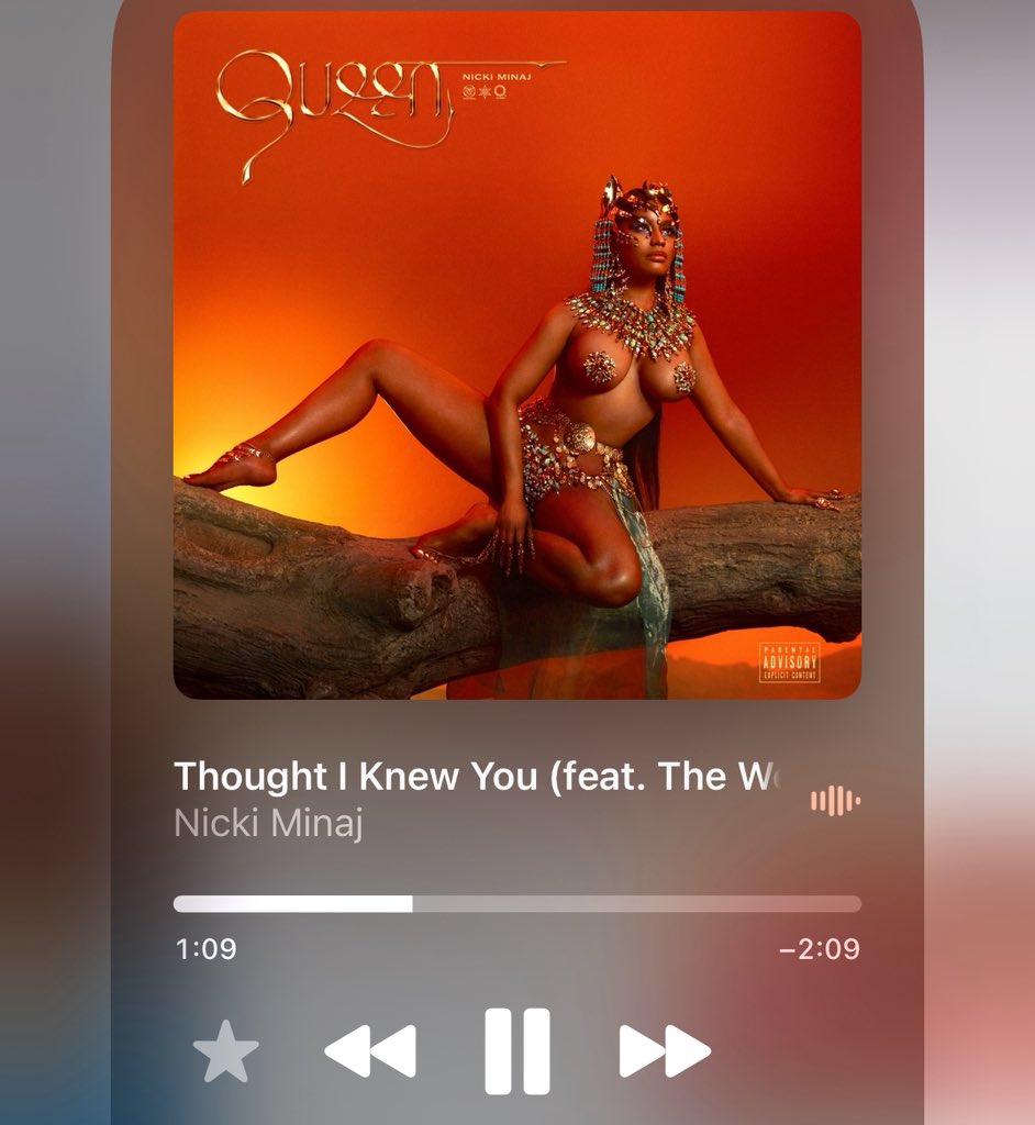 minajriot's tweet photo. YOU UNDERESTIMATED THIS SONG #NickiMinaj https://t.co/YfwwN4U4qq