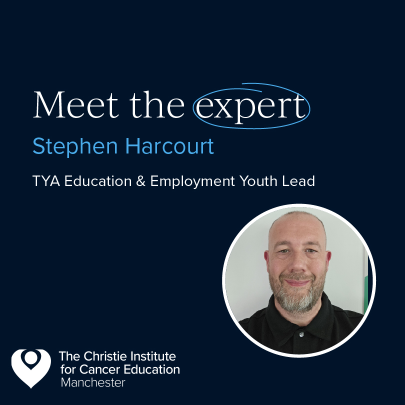 Meet Stephen Harcourt, TYA Education &amp; Employment Youth Lead at #The Christie.
🗨️ “This study day will boost your confidence in TYA care and spark new interest. It’s packed with expert speakers and real insight”
🔗 bit.ly/TYAStudyDay2025
#TYAStudyDay #TeenageCancer #OncologyCare