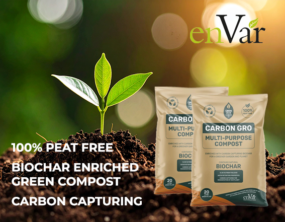 EnvarComposting's tweet image. 🌱Greener gardening starts here!
Envar & Green Olive Co bring you Carbon Gro – a peat-free, biochar compost that boosts soil health, retains water & captures carbon.
Perfect for pots, beds & houseplants.
Shop now 👉 greenolivefirewood.co.uk/product/carbon…
#CarbonGro #BiocharCompost #Envar