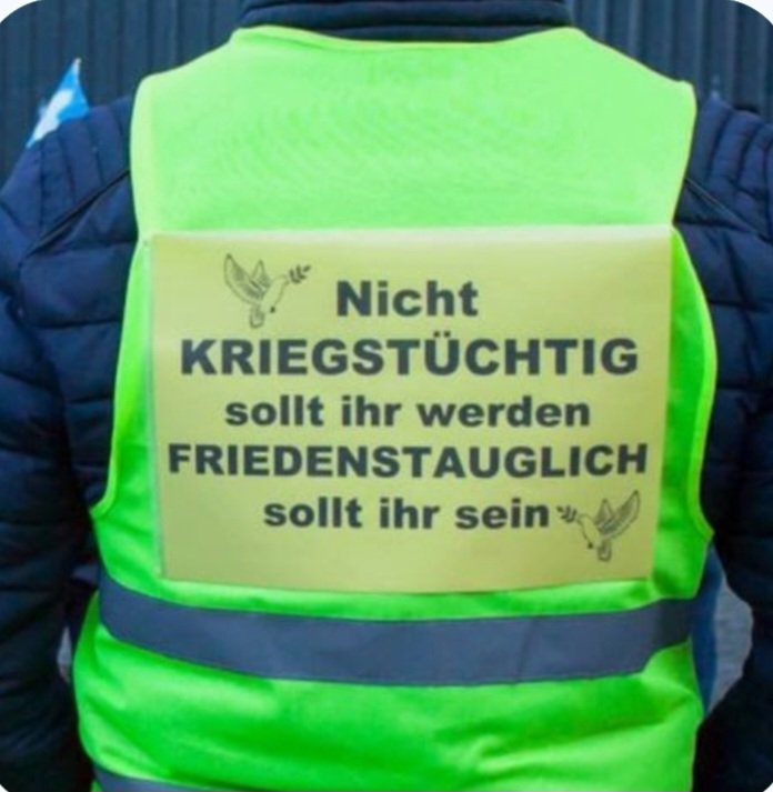 Danke an diesen Demonstranten! 👍👏♥️