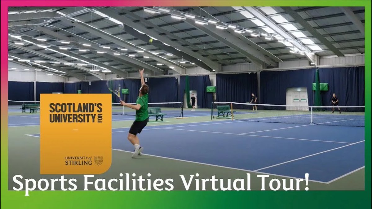 StirUni's tweet image. At Stirling we love sport. With first class facilities, a multipurpose outdoor pitches to indoor gym and being home to the National Tennis Centre, Sport Scotland, Institute of Sport, Triathlon Scotland and Tennis Scotland. Watch our virtual tour!
brnw.ch/21wUbnG
