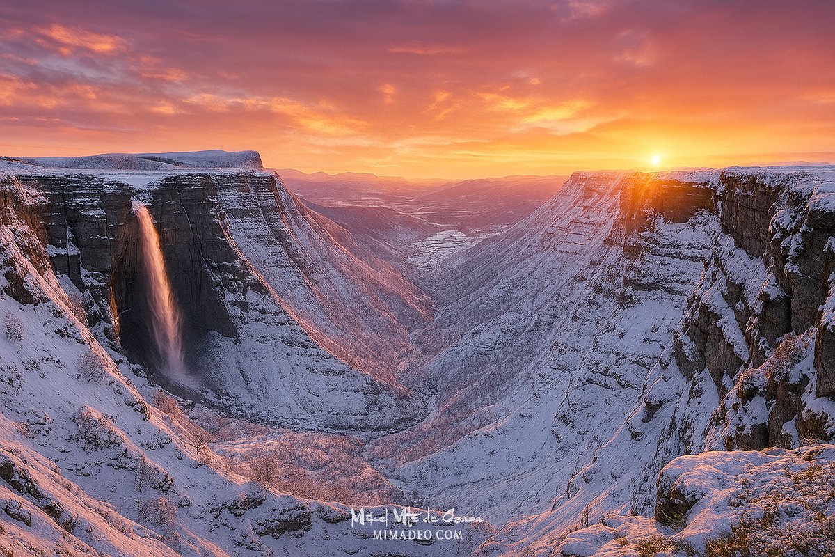 Salto del Nervión. 
Foto mía editada con IA.