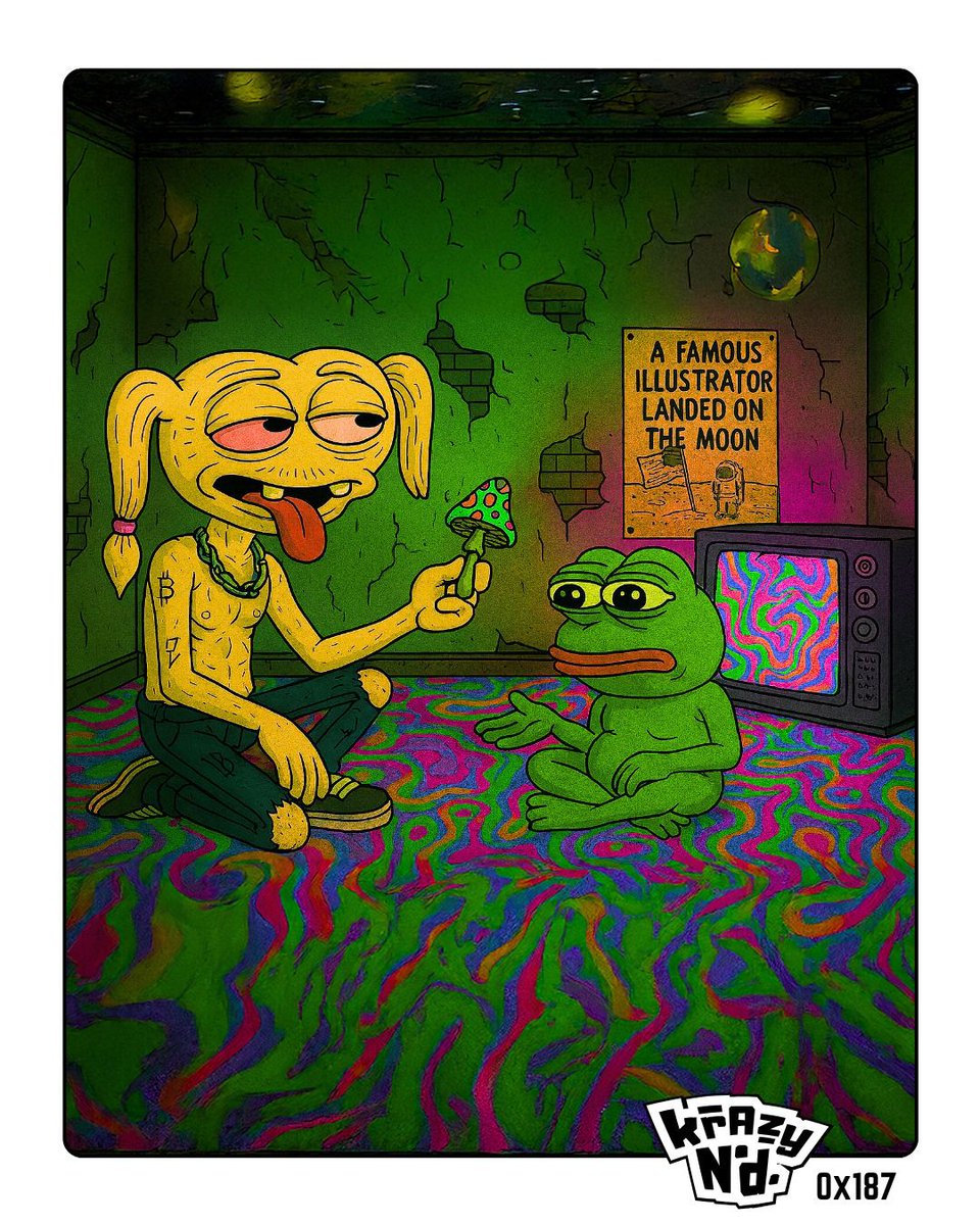 $Krazy ready for the party. $Pepe will lead a big trip out of this galaxy. HIGHER.