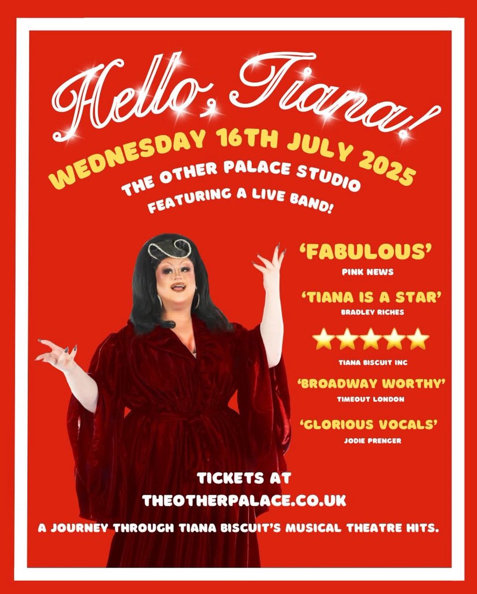 TianaBiscuit's tweet image. TODAY IS THE DAY! There’s literally 2 floor seats left and a select few circle seats!! theotherpalace.co.uk/hello-tiana/