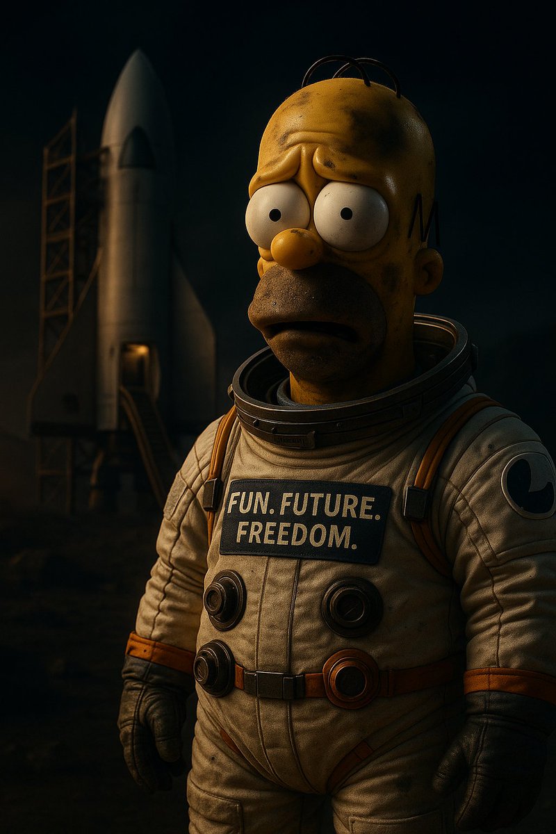 Homer expects 2025 to end on the moon. Unfortunately, his rocket drinks more beer than he does.

#Crofam #Cryptocom #Cronos #MEME