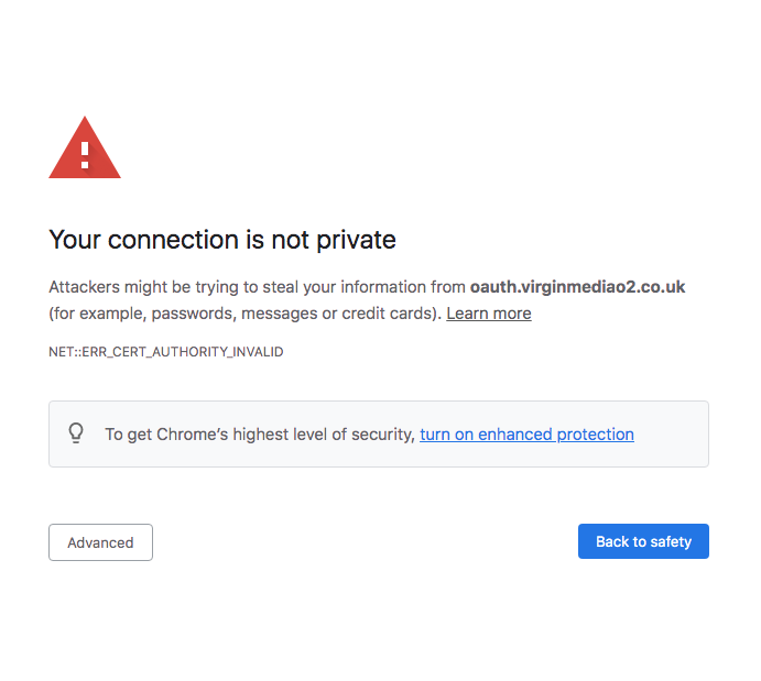 Morveno's tweet photo. @02 Why is your website unsafe to enter? https://t.co/d3Vw18gcvz