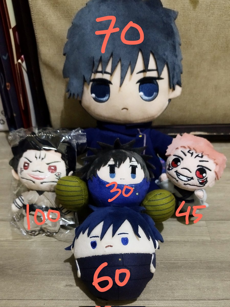 lilaailaa's tweet photo. wts want to sell 
ex admin shopee 12%
dom jakarta

boneka kyurumaru fuwa merch plush jump shop acrylic postcard pc photocard sticker sukuna megumi meguna jjk jujutsu kaisen   #warunganime
#warungjujutsukaisen #warungjjk https://t.co/XE8koZS3pl
