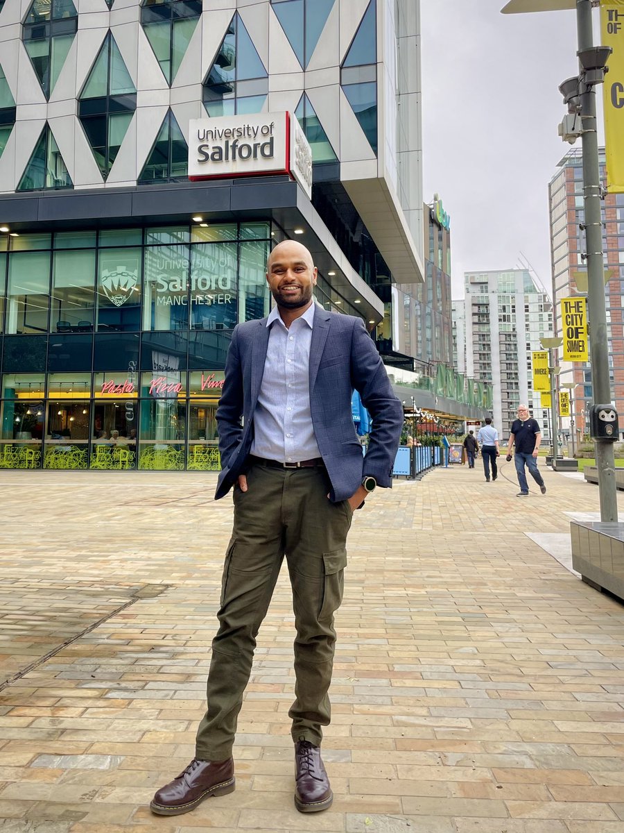 Sanny Rudravajhala (@sanny_rudra) on Twitter photo 🚨Personal News!
Delighted to be joining <a href="/SalfordUni/">University of Salford</a> as a Teaching Fellow!
🎓 I’ll be part of the BA Sports Journalism team from September 2025 onwards.
Still freelancing in all the usual places but very excited to be heading back to my alma mater! 📺📻📝🤳🏾 🚨Personal News!
Delighted to be joining <a href="/SalfordUni/">University of Salford</a> as a Teaching Fellow!
🎓 I’ll be part of the BA Sports Journalism team from September 2025 onwards.
Still freelancing in all the usual places but very excited to be heading back to my alma mater! 📺📻📝🤳🏾