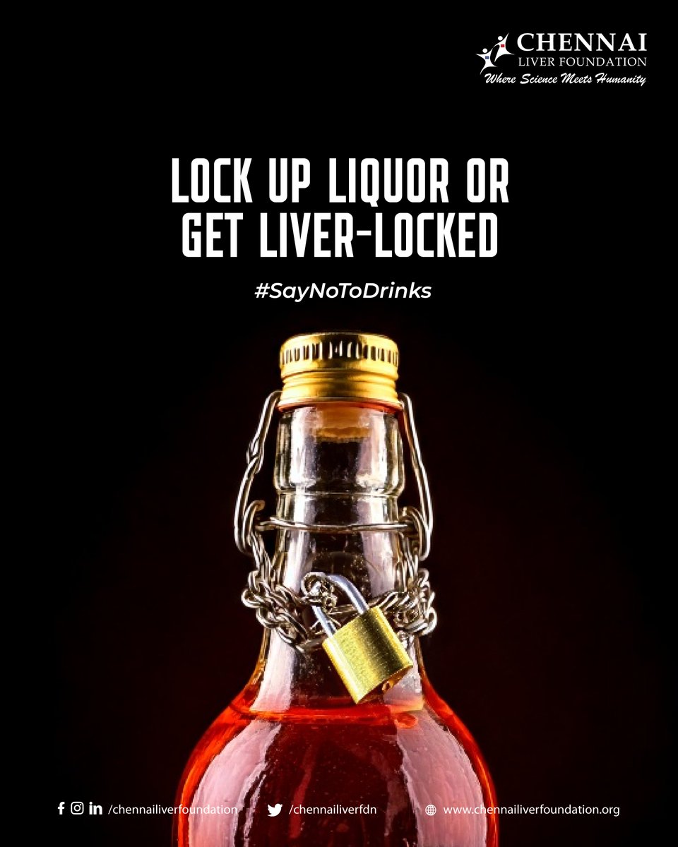 Your liver may be tough, but its shield is not invincible. Let's seize those liquor bottles before they entangle you in doctor appointments and regrets down the road. Healthy livers prefer breaks over highs.  

#CLF #LiverHealth #HealthyLiving #AlcoholAwareness #SelfCare