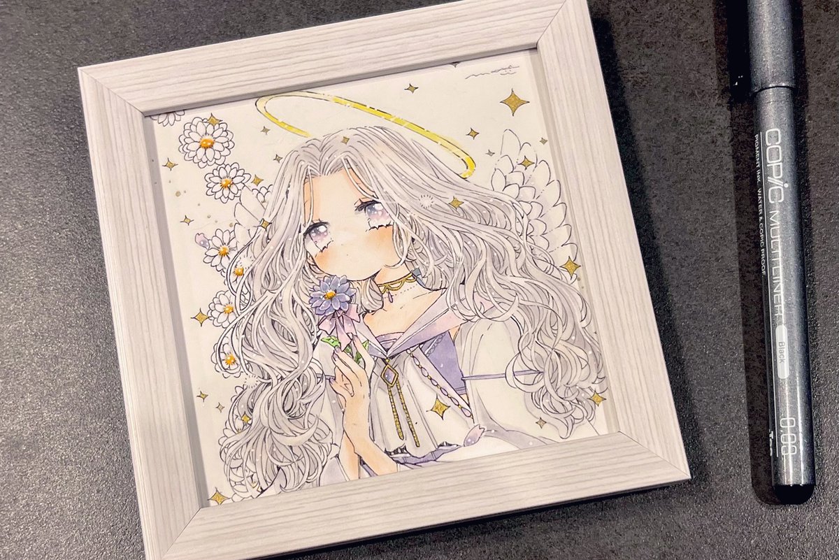 maaaaam414's tweet image. きもち　🪽

#イラスト　#コピック