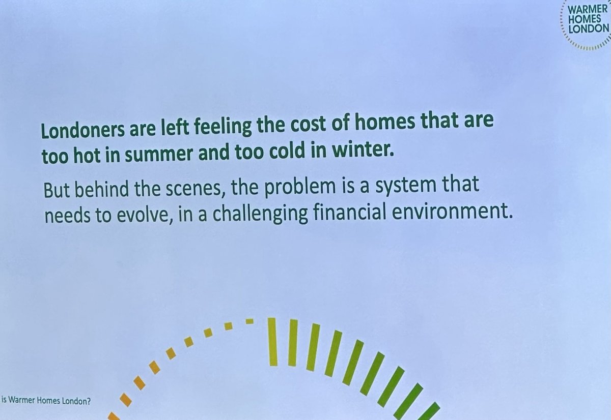 JoanneMcCartney's tweet image. Last week we launched the delivery plan for Warmer Homes London, a new @MayorofLondon @londoncouncils partnership to upgrade 1000s of homes.
Good to hear @metecoban92 & Cllr grace Williams talk about warmer, cheaper fuel bills in winter and cooler homes in summer heat.