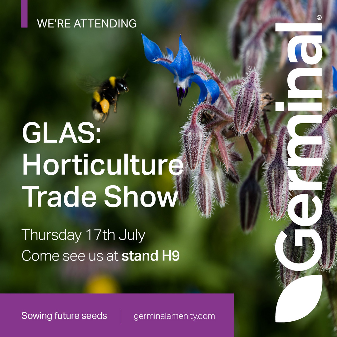 Heading to GLAS tomorrow?

Visit Graham Parker at Stand H9 to talk through your landscape strategy.

Discover how our Climate Smart A Range and wildflower solutions can boost resilience, support pollinators, and reduce maintenance in your projects.