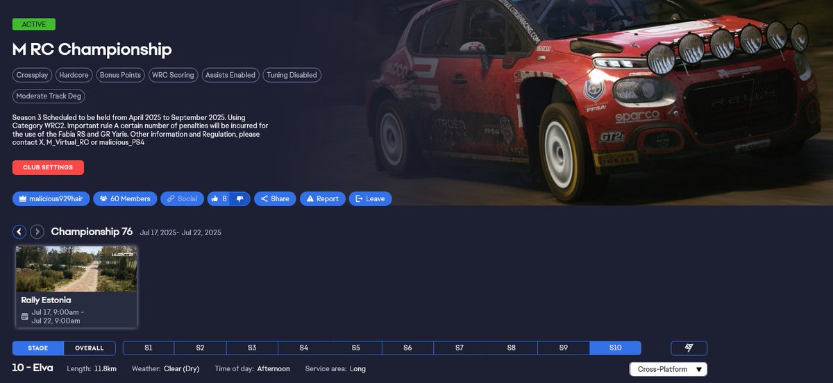 M_Virtual_RC's tweet image. #M_RC
今週末のM-RCCはリアル連動イベント・SPイベントのラリー・エストニアです