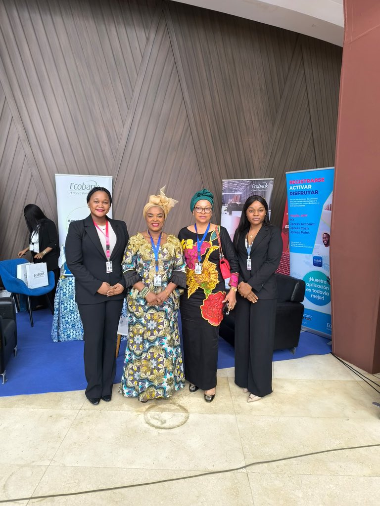 Ecobank participa en la cuadragésimo séptima 47 sesión ordinaria de la Unión Africana que tuvo lugar,del 10 al 13 de Julio 2025 en la Sala de conferencias de Sipopo.
Reafirma así su compromiso con el Desarrollo económico de África y de la República de Guinea Ecuatorial.