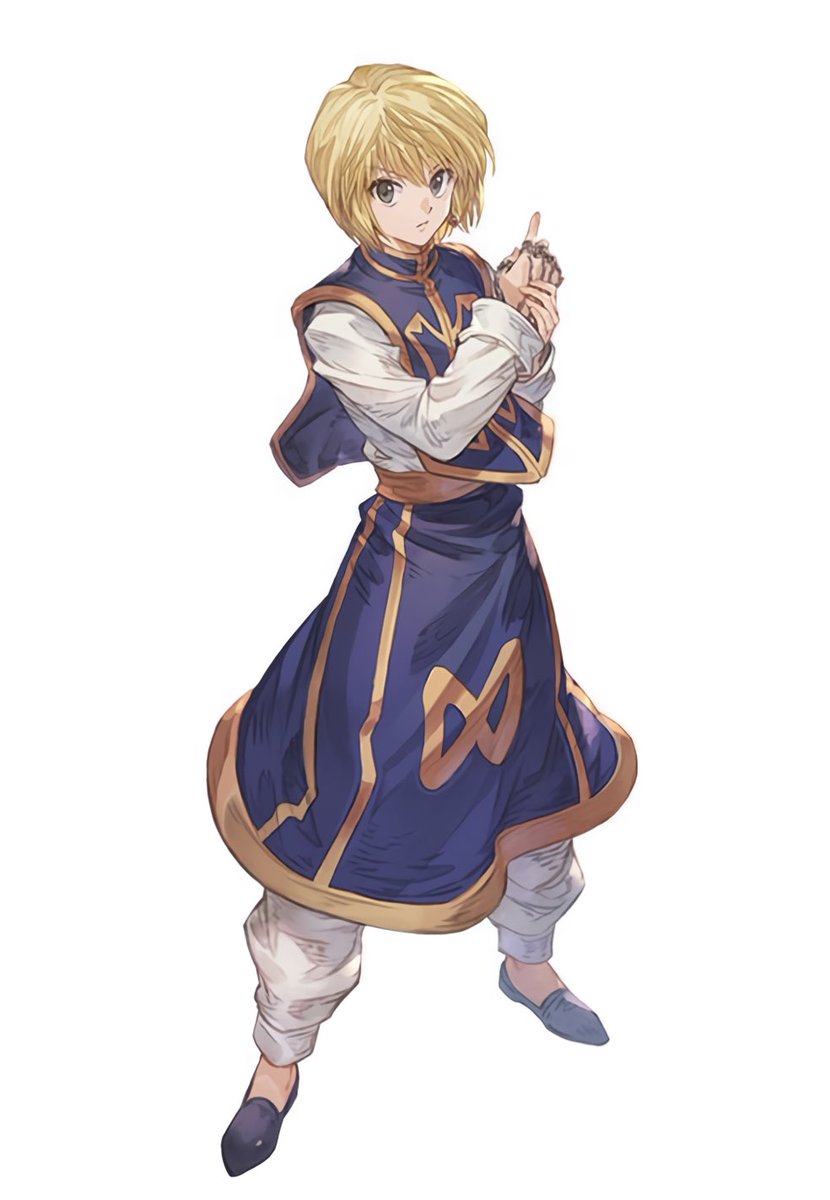 kurapika in the new official art.. uke beauty