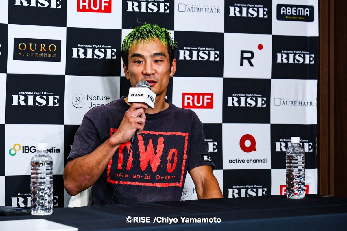 ／✨
🥊SUMMER FIGHT SERIES
🔥#RISE191 
📝カード発表会見のレポートを公開中
＼✨

🎙️念願の鈴木真彦戦が決定した加藤有吾(<a href="/YugoKato_/">加藤有吾　YUGO KATO</a>)

💬バチバチの喧嘩ファイトでもキックボクシングでも自分が圧倒できる。