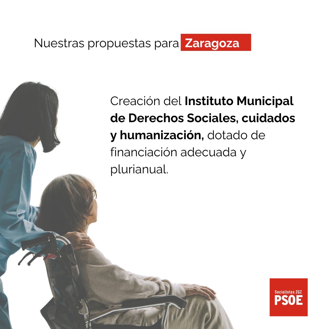🤝#DerechosSociales

👉Creación del Instituto Municipal de Derechos Sociales, cuidados y humanización

👉Estrategia de desarrollo social que afronte los retos de la falta de vivienda, pobreza infantil, la soledad no deseada y la discriminación de manera transversal