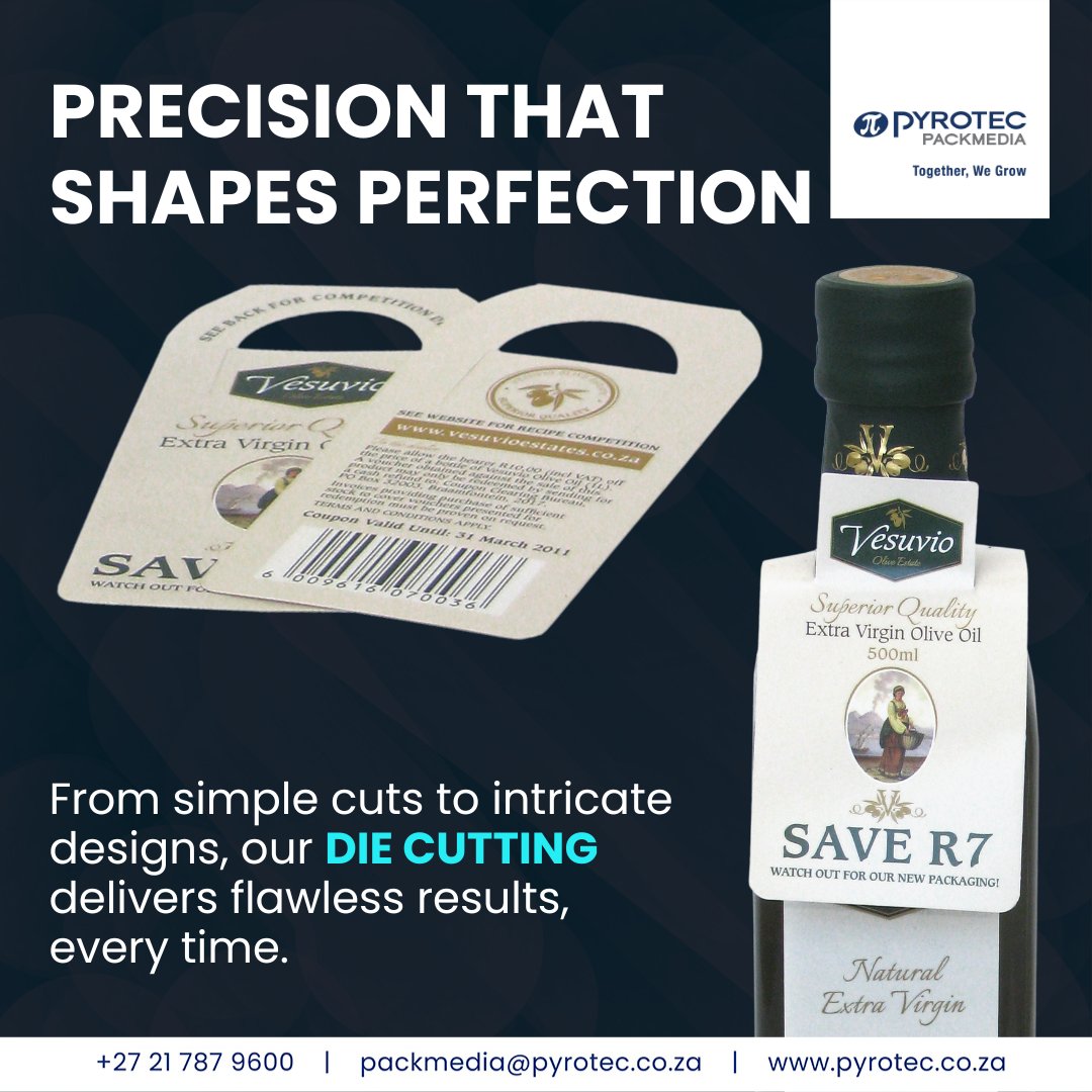 PyrotecSA's tweet image. Not just a neck tag – a custom die-cut brand statement.

Precision. Shape. Shelf appeal.

#DieCutTags #NeckTagBranding #PyrotecPackMedia