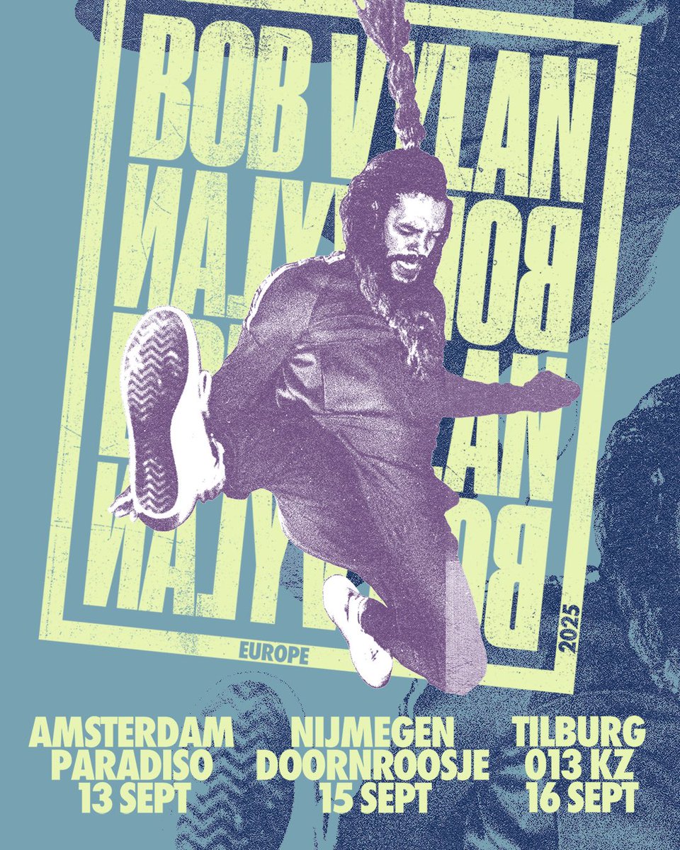 BobbyVylan's tweet image. Netherlands🔊🔊🔊 You thought we wouldn’t be back!? Tickets on sale Friday 10am CET.