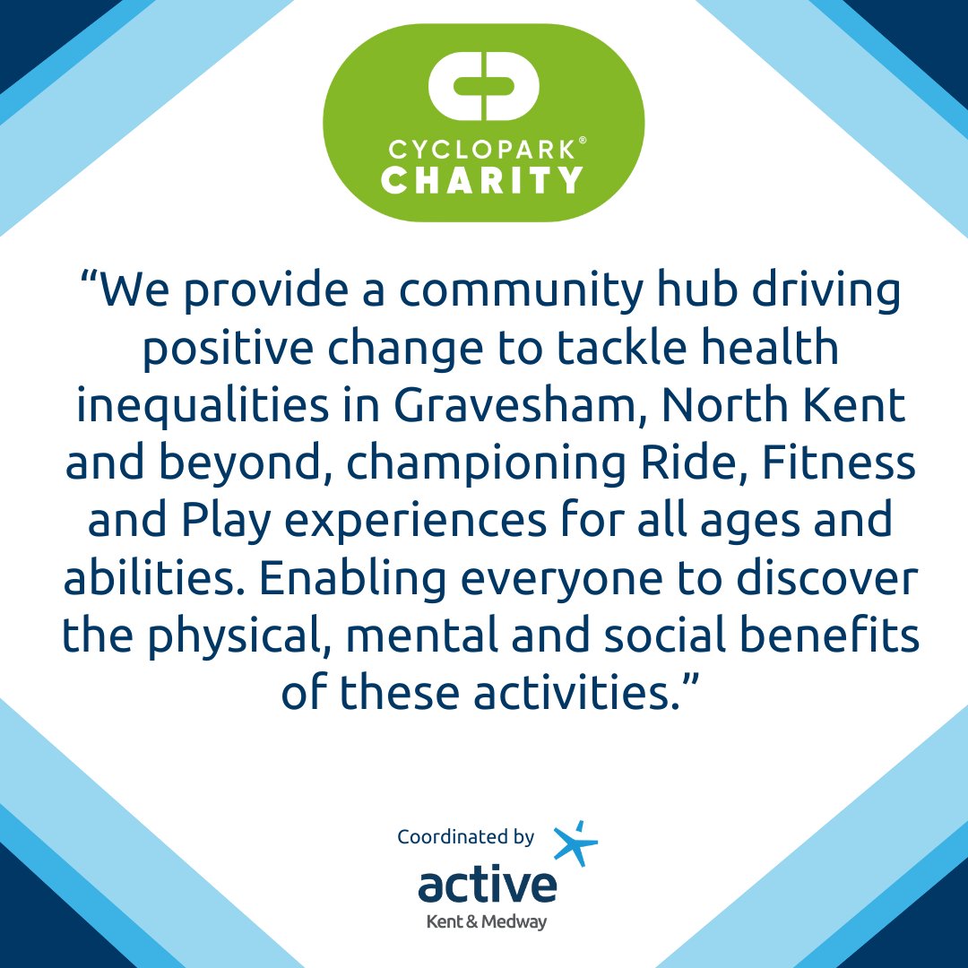 Active_Kent's tweet image. 🌟 THANK YOU @Cyclopark for recently pledging your support to Kent and Medway’s #MoveTogether strategy
🙌 If you haven’t pledged yet, why not join Cyclopark & many other local & national partners in supporting the strategy?
👉Learn more and pledge activekent.org/movetogetherst…