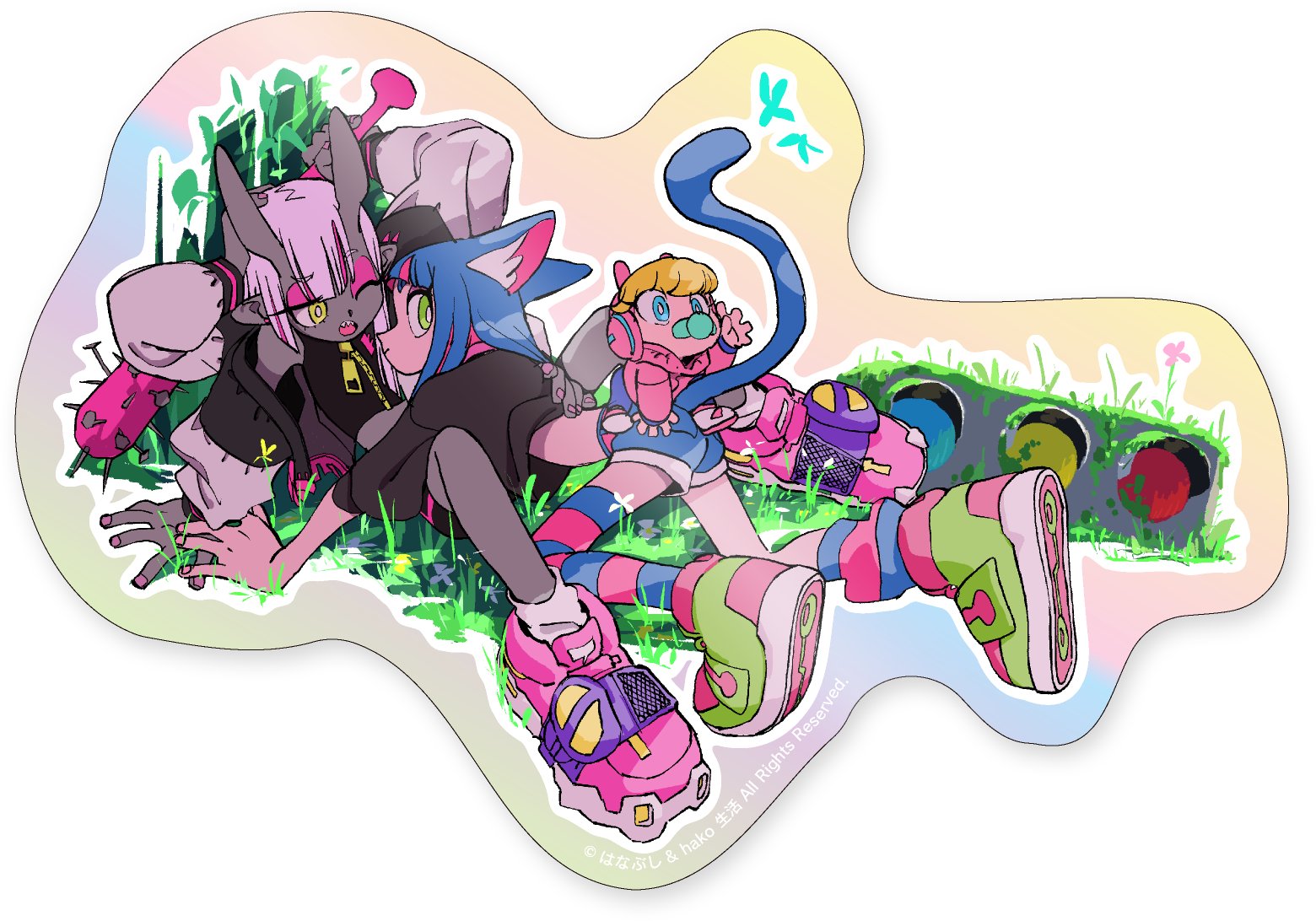 はなぶし　キャラアート　indie_anime こむぎこ2000×はなぶし、インディーアニメの展示即売会を開催