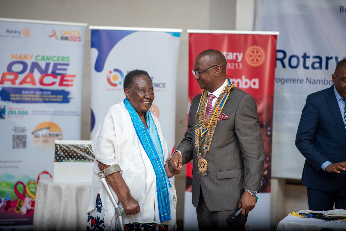 rcbnuganda's tweet image. Over 30 Years of Service! "For your dedication and commitment to Rotary..."
District Governor Geoffrey M. Kitakule recognized long-serving members of the Rotary Club of Bweyogerere Namboole for their selfless and continuous service.
Honorees included: 🔹 Rtn. Betty Kibudde 🔹…