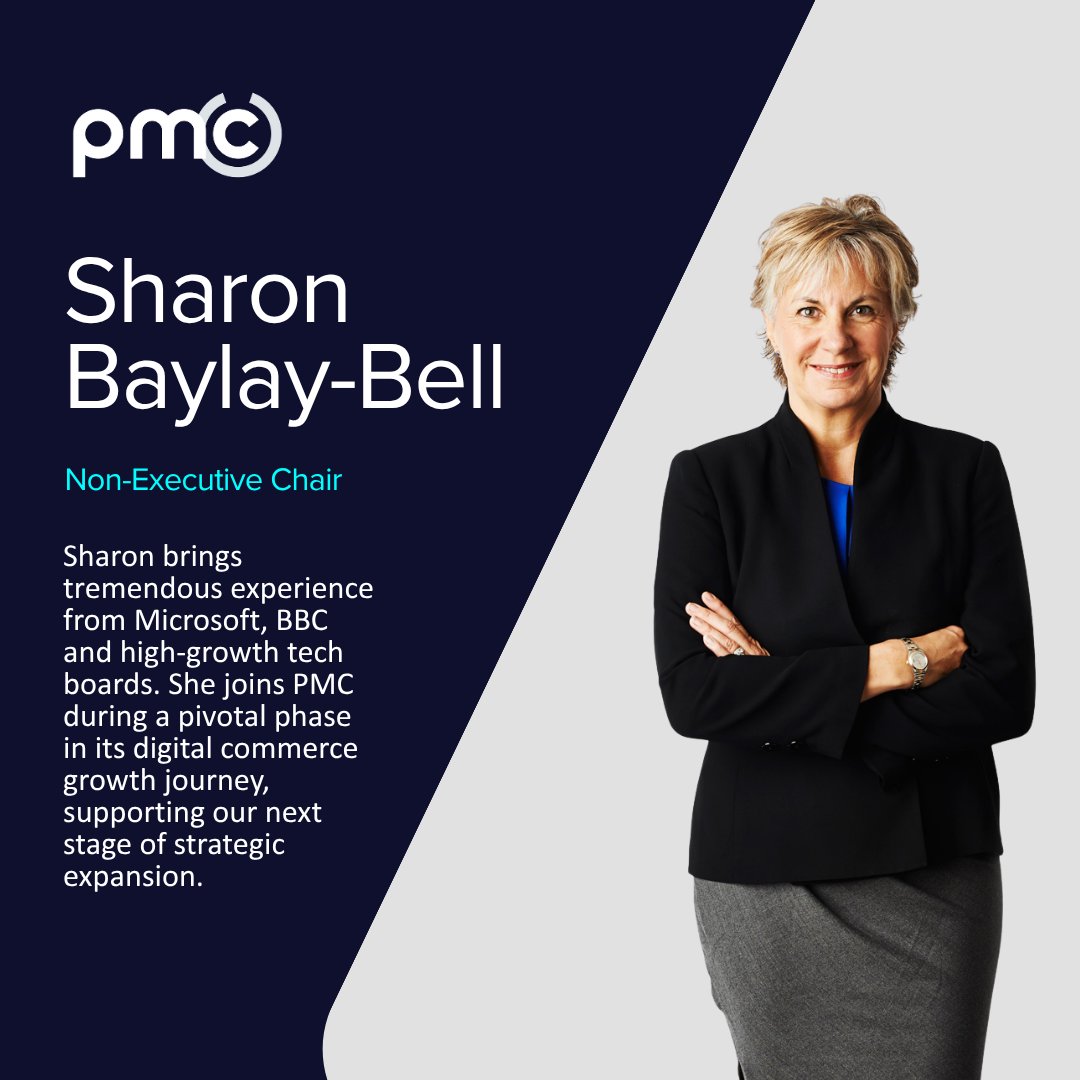 🚨 Leadership Update at PMC 🚨

We're excited to welcome Sharon Baylay-Bell as Non-Executive Chair! She succeeds founder Paul Mason, who remains on the Board. Sharon brings top-tier tech &amp; leadership experience as PMC scales globally.

🔗 hubs.li/Q03xrh2c0