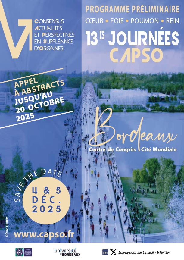 🆕 Découvrez le programme des Journées #CAPSO25 ! Un programme attractif, avec des intervenants nationaux et internationaux à découvrir prochainement.
urls.fr/Hq_iZ0 

⚡️ Inscrivez-vous vite pour bénéficier du tarif préférentiel d'inscription. 
🖱️urls.fr/6It61K