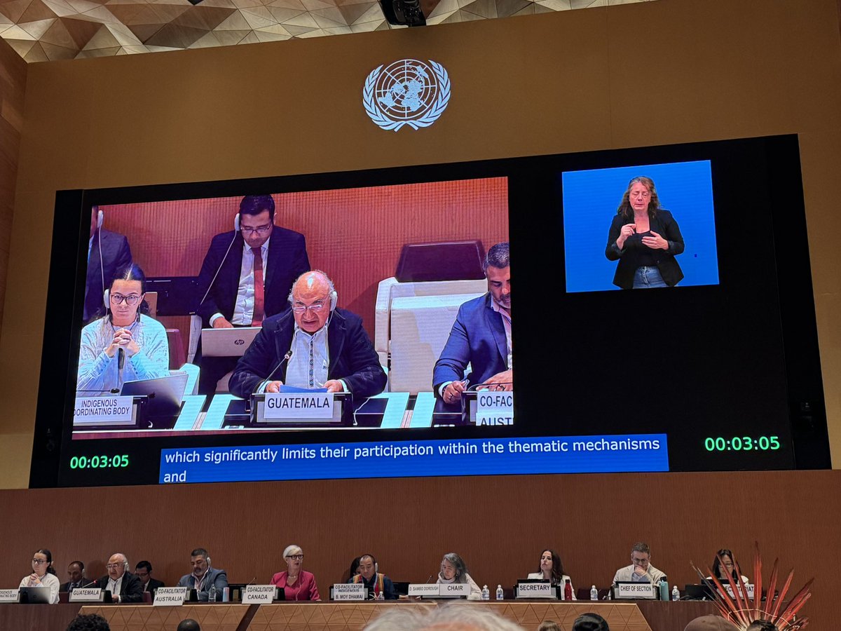 XeewTorres's tweet photo. México-Guatemala apoyan participación amplia, efectiva y equilibrada entre las siete regiones culturales del mundo, de #PUEBLOSINDÍGENAS en #CoDH @UN_HRC con base en su derecho de LIBRE DETERMINACIÓN. Reiteran que no son ONGs ni “comunidades locales”. @INPImx @DEELAYUUK @SRE_mx https://t.co/V5xnBXm7uU